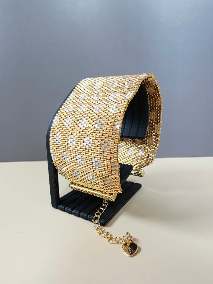 Golden Honeycomb Bracelet