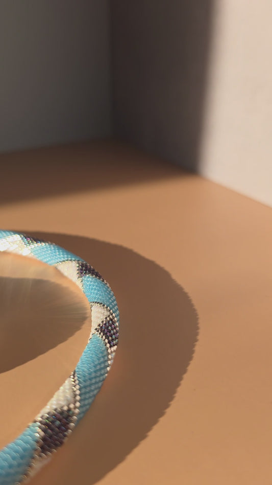 Elegant Rope Bracelet | Handmade Beaded Crochet Bracelet